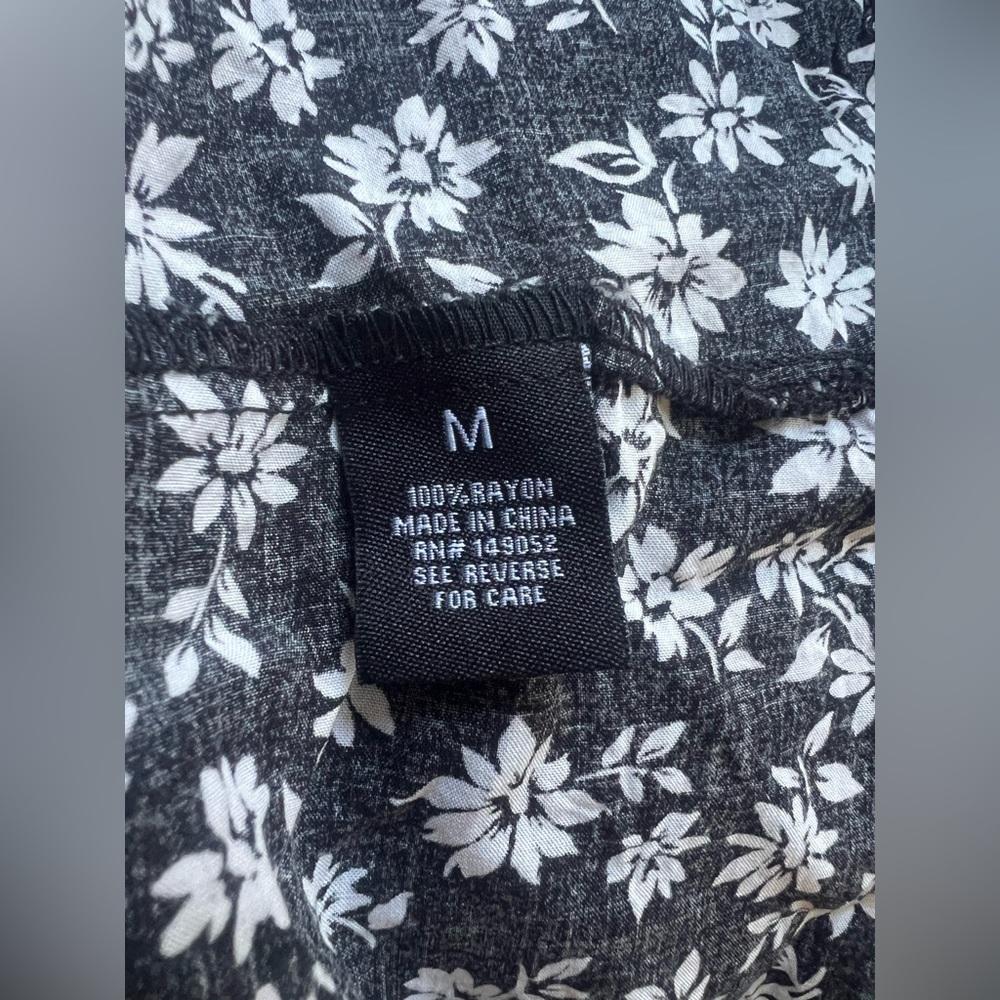 Fashion Nova Black and White Floral Mini Dress - Picture 8 of 8